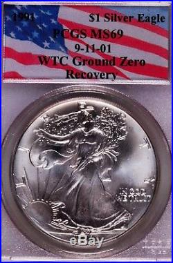 1991 WTC World Trade Center Eagle PCGS MS 69 Uncirculated (#011)