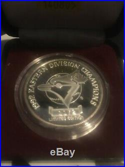 1992 Toronto Blue Jays World Series And Eastern Divinsion Champions Silver Coins