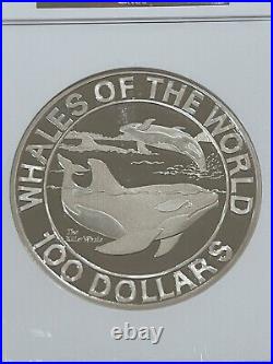 1994 Bahamas Whales of the World $100 1993 Kilo 32.15 Troy oz. 999 SC1