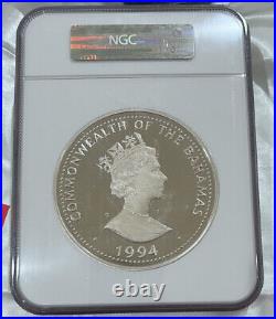 1994 Bahamas Whales of the World $100 1993 Kilo 32.15 Troy oz. 999 SC1