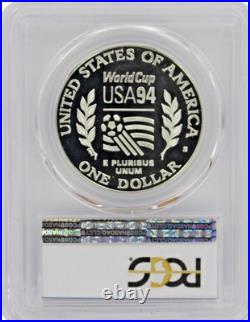 1994-S World Cup Commemorative Silver Dollar PCGS Proof-70 Deep Cameo 1994-S World Cup Commemorative Silver Dollar PCGS Proof-70 Deep Cameo