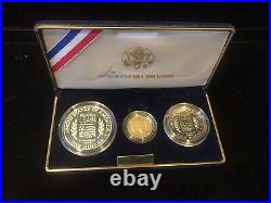 1994 World Cup USA Commemorative 3 coin Proof set