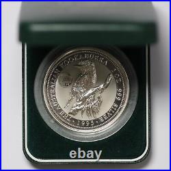 1995 Australian Kookaburra World Vision 40-Hour Famine Privy 2oz Silver Coin