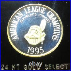 1995 Cleveland Indians World Series AL Champions Proof Set RARE #46 of 250