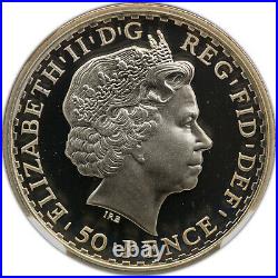 1998 Uk Great Britain Britannia 50 Pence Ngc Pf 69 Uc Finest Known Worldwide