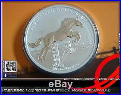1oz 2015 Perth Mint Stock Horse Postcard Only 1000 Worldwide