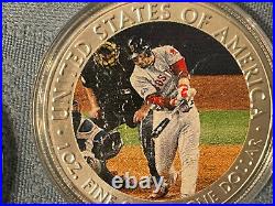 2 Red Sox 2018 World Series Win American Eagle coins Mookie Betts& JD Martinez