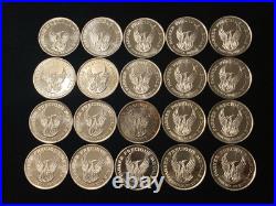 20 Parker Precious Metals Phoenix Arizona World Trade Unit Vintage Silver Coins