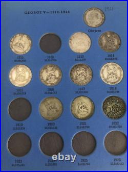 (20)x Great Britain Shillings Silver 1902-1936 World Coin Different Lot (20)x Great Britain Shillings Silver 1902-1936 World Coin Different Lot