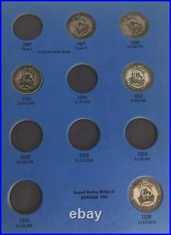 (20)x Great Britain Shillings Silver 1902-1936 World Coin Different Lot (20)x Great Britain Shillings Silver 1902-1936 World Coin Different Lot