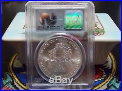 2001 $1 1 of 1440 Silver Eagle PCGS WTC World Trade Center 911 recovery