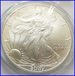 2001 $1 Silver Eagle 9-11-01 WTC Ground Zero Recovery PCGS Gem Uncirculated