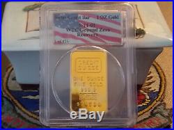 2001 1 of 426 Swiss Gold, Silver Eagle Set PCGS WTC World Trade Center 911
