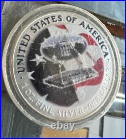 2001 9/11 American Silver Eagle World Trade Center Remembrance Silver Dollar