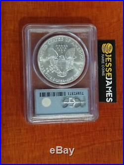 2001 Silver Eagle Pcgs Ms69 World Trade Center Wtc Recovery 9/11