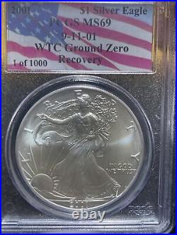 2001 World Trade Center Ground Zero Recovery American Eagle silver dollar