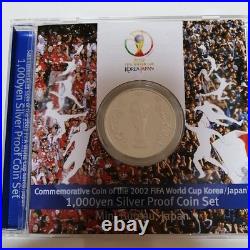 2002 FIFA Japan-Korea World Cup Commemorative 1000 Yen Proof Silver Coin / 3 2002 FIFA Japan-Korea World Cup Commemorative 1000 Yen Proof Silver Coin / 3