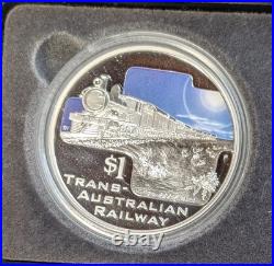 2004 Cook Islands Great Rail Journeys of the World 5x $1.999 1 oz Train Coins 2004 Cook Islands Great Rail Journeys of the World 5x $1.999 1 oz Train Coins
