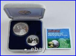 2004 Israel 2006 FIFA World Cup Commemorative 2-Coin Silver Proof Set