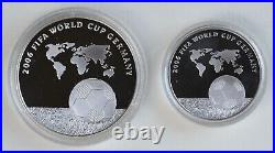 2004 Israel 2006 FIFA World Cup Commemorative 2-Coin Silver Proof Set