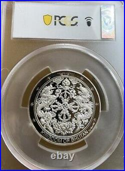 2005 Bhutan 500 ngultrum Wonders of the World Angkor Wat PR68 PCGS silver coin