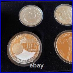 2006 FIFA World Cup Germany Official Commemorative Siver Coin set of 6 with Box