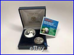 2006 Israel Silver Proof Coin Set of 1,2 Sheqel In Case World Cup FIFA 2004