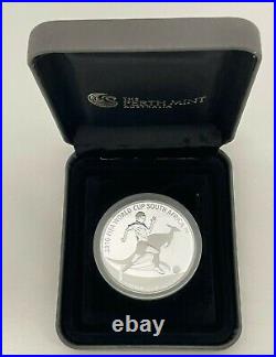 2010 FIFA WORLD CUP SOUTH AFRICA 1oz Silver Proof Coin Limited Mintage