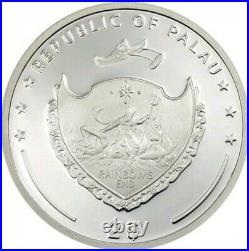 2010 Palau $2 GRASSHOPPER World Of Insects Silver Coin