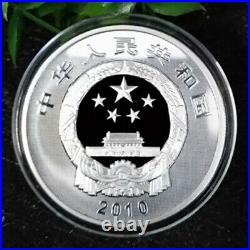 2010 World HeritageChina Wudang Mountain buildings Silver Coin 1 OZ 10YUAN