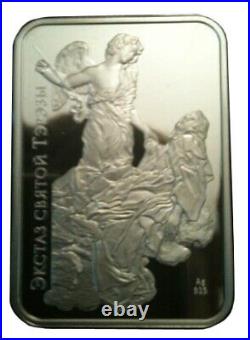 2010 world of sculpture series ecstasy of saint teresa silver coin