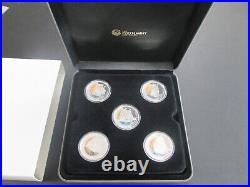 2011-12 Australia Ships That Changed the World 1 oz. 999 Silver Proof 5 Coin Set