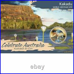 2012 $1 Celebrate Australia World Heritage Sites Five Coin Set Collectors Album