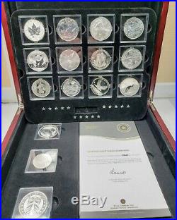 2012 RCM The Fabulous 15 World Silver Set In Wooden Case