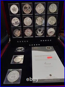 2012 The Fabulous 15 The World's Most Famous Silver Coins 15 Coin Set
