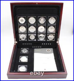 2012 The Fabulous 15 The World's Most Famous Silver Coins 15 Coin Set + Watch