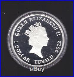 2012 Tuvalu Ships That Changed The World CUTTY SARK 1885 1oz Silver Proof Coin