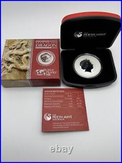 2012 Year of Dragon The World Money Fair Coin Show Special Mintage 5000