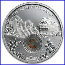 2013 1 oz Silver Treasures of the World Locket Proof (Europe) SKU #75912