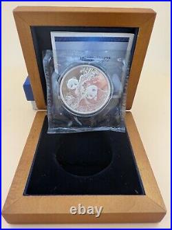 2013 Berlin World Money Fair Panda Proof Coin 1 Troy Oz. 999 Fine Silver Medal