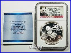 2013 China Panda 1 oz. 999 Silver Medal NCG PF 70 Berlin World Money Fair