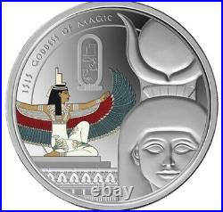 2013 NIUE 25gr Fine Silver-Mythologies Of The World STORY OF OSIRIS 5-Coins Set