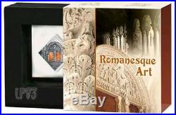 2014 1$ ROMANESQUE Art that Changed the World, Antique finish Silver Coin