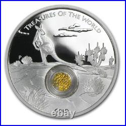 2014 Australia Treasures of the World Perth Mint 1 oz Silver Proof coin