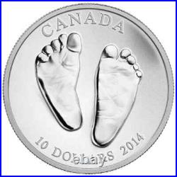 2014 Canada $10 Welcome to the World Pure Silver Coin Scarce issue date