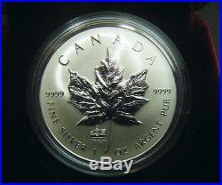 2014 Canada $5 ANA Chicago Worlds Fair of Money Privy Silver Maple Leaf Coin 1oz
