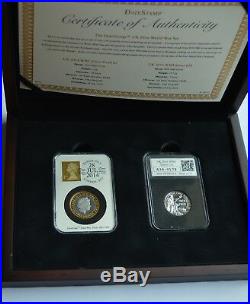 2014 DateStamp UK First World War Set Silver Proof £2 and Silver £20 Coin COA