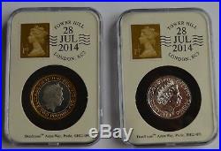 2014 DateStamp UK First World War Set Silver Proof £2 and Silver £20 Coin COA