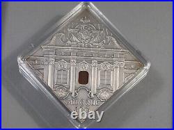 2014 NIUE Art that Changed the World Baroque Silver $1 with Real Agate with Box. #42