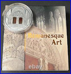 2014 Niue Island $10 Romanesque 3 OZ Art That Changed the World Silver Coin